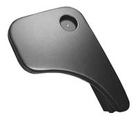 Media bandeja acolchada para silla de ruedas, abatible hacia abajo, derecha