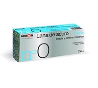 Media Bobina de Lana de Acero BARLESA 150g - Calidad Profesional para Pulido y Limpieza, Variantes No. 0000 a No. 2, Compacta, Duradera y Segura (Media Nº 0)