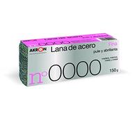 Media Bobina de Lana de Acero BARLESA 150g - Calidad Profesional para Pulido y Limpieza, Variantes No. 0000 a No. 2, Compacta, Duradera y Segura (Fina Nº 0000)