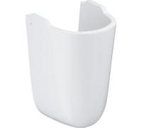 Media columna grande construcción cerámica blanco alpino