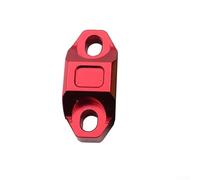 Media cubierta de freno de motocicleta todoterreno con diseño moderno que mejora el rendimiento y el estilo (rojo)