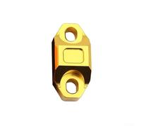 Media cubierta de freno de motocicleta todoterreno con diseño moderno que mejora el rendimiento y el estilo (amarillo)