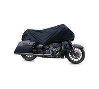Media cubierta impermeable para motocicleta al aire libre, a prueba de polvo, ligera, tela Oxford, instalación rápida, impermeable, protección al aire libre