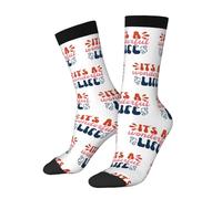 Media Deporte Qué Bello Es Vivir En Invierno Medias Deportivas Antideslizantes Calcetines Deporte Suaves Medias Ciclismo Para Senderismo Tennis 40Cm