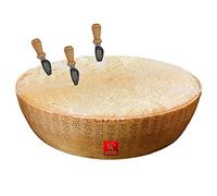 Media forma Parmigiano Reggiano DOP "Vacche Rosse" 24 meses kg. 19 + 3 cuchillos