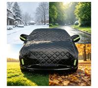Media Funda Coche Anti Granizo Für Volkswagen Golf 2 1983-1992, Impermeable 4 Capas Acolchado Grueso, Funda Parcial Coche Acolchada Cubierta Protector Solar UV Antiviento t2x