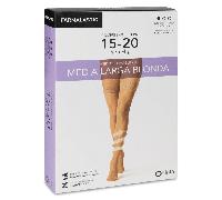 Media Larg Farmalastic 15/20Mmhg Camel M - Compresión ligera para piernas cansadas