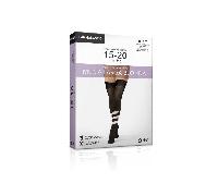Media Larg Farmalastic 15/20Mmhg Negro S