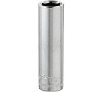 Media Luna profundo Socket, 1/4 "disco, 10 mm, 6Pt (1 cada) cdds17 N