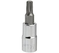 Media Luna Torx Socket, T-27 interior, unidad de 1/4 "(1 cada) cdts4 N