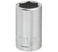 Media Luna unidad Socket, 1/4 ", 11/32," 6pt (1 cada) cds6 N