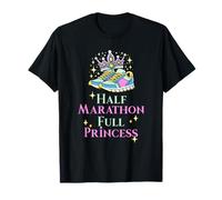 Media Maratón Y Princesa Maratón Corriendo Camiseta