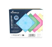 Media Range CD Slim Case (20) BOX37 5,2mm Colore 5X 4 Piezas