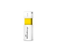 Media Range MR972 Memoria USB 16 GB con Mecanismo de Deslizamiento, Amarillo