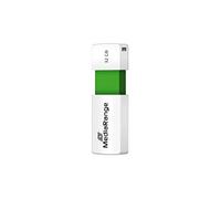 Media Range MR973 Memoria USB 32 GB con Mecanismo de Deslizamiento, Verde