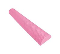 Media Rodilla De Espuma Redondo Eva Back Eje De Ejercicio/Medio rodillo de espuma para masaje muscular de tejido profundo/para masaje de recuperación muscular en el hogar (60cm,Rosa)