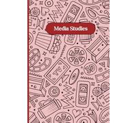 Media Studies College University Lecture Notebook 6" x 9" A5 120 Lined Pages: Notebook For Media Students