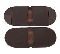 Media suela y tacones de goma, 1 par de almohadillas antideslizantes, botas hechas a mano en el antepié, medias empuñaduras para la parte inferior de los zapatos (talón)