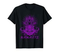 Mediación, Asiento de Loto, Flor de Loto, Namaste Buda Camiseta
