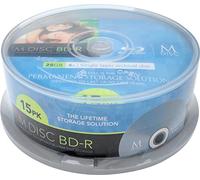 MediaCom IT-Distribution GmbH Millenniata Mdbd015 M-Disc Cakebox BD-R Discos (Velocidad 4X, 25 GB, 15Er Husillo)