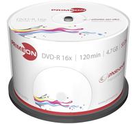 MediaCom IT-Distribution GmbH Primeon 4,7 GB DVD-R / 120 Min / 16X Cakebox (50 Discos) Superficie Foto-On-Disco, De Tamaño Completo Imprimible por Chorro De Tinta