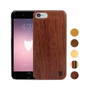 MediaDevil Apple iPhone 6 Plus - (Estilo A) Carcasa de Madera Artesanal (Rosewood)