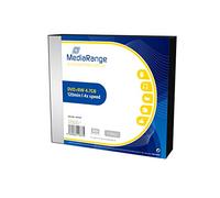 MediaRange 4.7GB, DVD+RW, 5 Pack 4,7 GB 5 Pieza(s) - DVD+RW vírgenes (DVD+RW, 5 Pack, 4,7 GB, DVD+RW, 5 Pieza(s), 4X, Caja de CD)