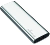 MediaRange 813056 mr1100 Disco Duro Externo 120 GB USB Tipo c Plata
