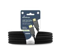 Mediarange 813133 mrcs211 - Cable de conexión hdmi, 5 m, Funda Textil, 10,2 GB