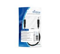 MediaRange Audiokabel 2x 3.3mm Klinkenstecker 1.5m NUEVO