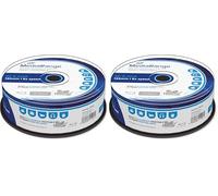 MediaRange BD-R 25GB 6X Velocidad de Escritura, Superficie Completa imprimible (Impresora de inyección de Tinta), Caja de Pastel de 25 Piezas (Paquete de 2)