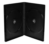 MediaRange BOX12 - Funda para 2 Discos ópticos (plástico, 50 Unidades), Color Negro