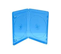 MediaRange BOX38D-50 Funda para Discos ópticos - Fundas para Discos ópticos (BLU-Ray, Azul, De plástico)