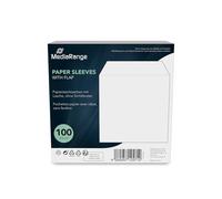 MediaRange BOX66 Color blanco funda para discos ópticos - fundas para discos ópticos (Color blanco, Papel, 120 mm)