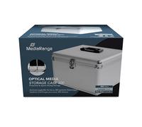 MEDIARANGE BOX76 Funda para Discos Ã“PTICOS Maleta RÍGIDA 300 Discos Plata