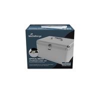 MediaRange BOX79 Plata Estuche para Medios de Almacenamiento - Funda (220 mm, 155 mm, 180 mm, Plata, Monótono)