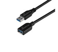 MediaRange Cable alargador USB 3.0 (5 GB/s, velocidad de transferencia de datos), color negro