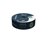 MediaRange Cake Box Caja de DVD-R 4.7GB 16x (25) CB, Blanco y Azul | Paquete de 25 unidades, 4,7 GB, 16 velocidades de escritura, para archivo y copia de seguridad