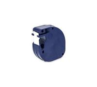 MediaRange - Cartucho de Etiquetas de plástico para Dymo® 91221/S0721660, Permanente, 12 mm, 4 m, Laminado, Color Negro sobre Blanco