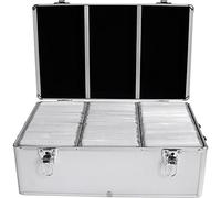 MediaRange CD DJ-Case f 500 CD/DVDs BOX77, Box Case, 500 Discs, BOX77 (BOX77, Box Case, 500 Discs, Silver, Fleece,Plastic,Wood, 120 mm, Aluminum)