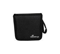 MediaRange BOX50 Funda Cartera 24discos Negro Funda para Discos ópticos - Fundas para Discos ópticos (Funda Cartera, 24 Discos, Negro, Nylon, 120 mm, 164 mm)