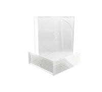 MediaRange BOX20 Caja Transparente para CD 1discos Transparente Funda para Discos ópticos - Fundas para Discos ópticos (Caja Transparente para CD, 1 Discos, Transparente, De plástico, 120 mm, 140 mm)