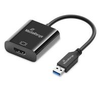 MediaRange Convertidor de audio y video USB-A a HDMI, 20 cm, negro, W129306764 (convertidor, 20 cm, negro)