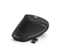 MEDIARANGE Ergonomic 6-button wireless mouse with optical sensor for left-handed