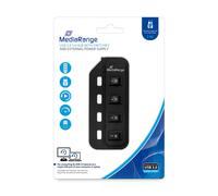 MediaRange - Hub USB 3.0 (escala 1:4, con interruptores de enc (Importación USA)