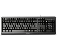 MediaRange Keyboard USB Qwertz German Black, W128289008 (Black)