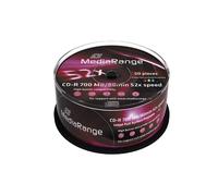MediaRange - MR208 CD en blanco CD-R 700 MB 52x 50 pieza(s)