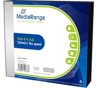 MediaRange MR418 4.7GB DVD-R 5pieza(s) DVD en Blanco - DVD+RW (Importación USA)