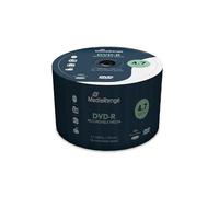 MediaRange MR444 4.7GB DVD-R 50pieza(s) DVD en Blanco - DVD+RW vírgenes (4,7 GB, DVD-R, 120 mm, 50 Pieza(s), 16x, Caja para Pastel)