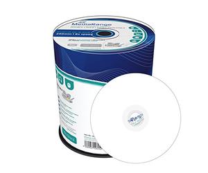 MediaRange MR471 DVD en Blanco 8,5 GB DVD+R DL 100 Pieza(s) - DVD+RW vírgenes (8,5 GB, DVD+R DL, 100 Pieza(s), 8X, Caja para Pastel)